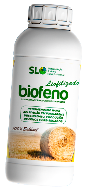 A revolução na produção de fenos e pré-secados. O 1º e único desidratante biológico para forragens.